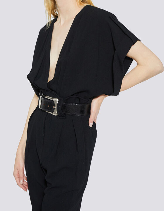 CASPIAN RELAXED V NECK JUMPSUIT